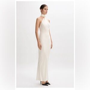 Beare Park Silk Satin Neck Tie Dress size 8 (us 4)